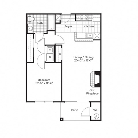 a floor plan of a bedroom floor plan